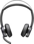 HP Poly Voyager Focus 2-M MS Teams headset USB-C med laddningsstativ