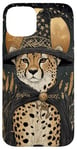 iPhone 15 Plus Cheetah Tarot Card Magician Wildlife Leopard Case