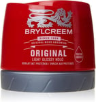 Brylcreem Original Hairdressing Cream, Glossy Light Hold, Strong Hair & Healthy