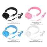 3.5mm Wired Headset With Mic Stereo Foldable Adjustable Headband Inline Cont TDM