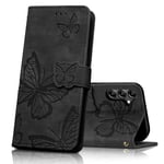 CXTCASE Coque pour Samsung Galaxy S24 Plus, Housse en Cuir PU Etui à Rabat,Magnétique Pochette Portefeuille Étui de Protection pour Samsung Galaxy S24 Plus, Nero