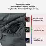 USB Heated Blanket 3 Temp Modes 52x43in Soft Chinlon Heated Blanket Supplies