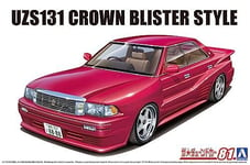 Aoshima 1/24 The Tuned Car 81 Toyota UZS131 Crown Blister Style Plastic Model