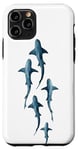 Coque pour iPhone 11 Pro Shark - Étui de téléphone mignon pour amoureux de requin