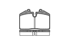 Bromsbelägg Remsa - Porsche - 911, 944, 928, 968, 911 964, 911 993. Audi - Rs2. Maserati - 3200gt