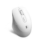 SUBBLIM Curve Ergo Dual Mouse Battery White