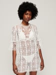 Superdry Beach Cover Up Lace Mini Dress