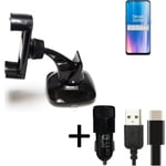 For OnePlus Nord CE 2 5G car holder + CHARGER windshiled bracket 