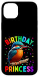 Coque pour iPhone 14 Plus It's My Birthday Bird Girl Bird Birthday Princess Girl