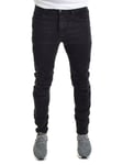 Paneled Inverted Biker Jeans (28/30)