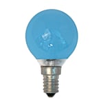 Leuci Gouttes Ampoule 15W E14 Bleu 15 Watt P45 Bille Multicolore Dimmable