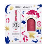 Roger & Gallet - Coffret Gingembre Rouge Eau Parfumée Bienfaisante 100ml & Bougie Parfumée