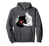 Magic 8 Ball Valentines My Lucky Day Pullover Hoodie