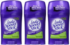 Lady Speed Stick Invisible Dry Antiperspirant And Deodorant Stick, Powder Fresh