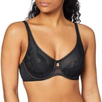 Triumph Womens Wild Rose Sensation W01 Minimizer Bra, Black, 36E UK