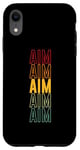 Coque pour iPhone XR Objectif arc-en-ciel