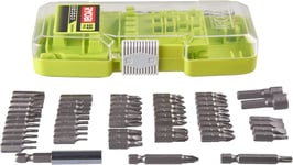 55-Piece Screwdriver Bit Set, Ryobi RAK55DK, Compatible with Power Tools, Durabl