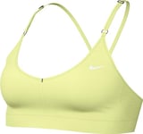 NIKE Women's W Nk Indy V-Neck Bra Sports, Deep Jungle/Deep Jungle/White, XS