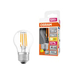 Dimbar LED-pære krone E27 Osram, varmhvit