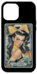 Coque pour iPhone 12 Pro Max Gemini Carte de tarot Pin Up Girl Sexy Astrologie Anniversaire Fille