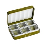 Fly-Dressing Aluminium box 6 compartments - Olive