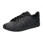 adidas Women's Courtpoint X Shoes Sneaker, Core Black/Core Black/Grey Six, 3 UK