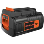 Batterie BLACK+DECKER 36V Li-Ion 2,0 Ah BL20362-XJ - Compatible avec les Outils de Bricolage et Jardinage