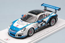 Porsche 911 Gt3 Cup #9 Japan Champion 2017 Shinji Takei 1:43 Model Spark Model