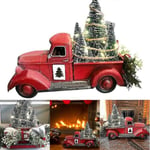 Joulu Led Light Vintage Truck Car Ornaments Xmas Festival Hartsi Koristelu Lapsille Lahja