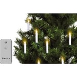 Veli Line trådlös LED-julgransbelysning, 10-pack