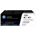 HP tonerpatron Høy ytelse 410X Original LaserJet 2-pack Sort