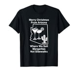 Funny Arizona Christmas Vacation Cactus & Margaritas T-Shirt