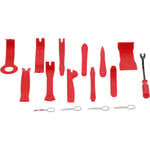 Start - 16Pcs Auto Removal Tool Trim Pry Audio Repair Set Kit for Car Door Panel Instrument DeskRed