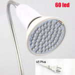 Plant Grow Light Desk Holder Clip Led Lamp 60led Us Plug