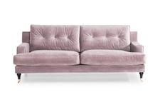 Dalby Fløyelssofa 3-Seter - Lilla Howard sofa Lyserød