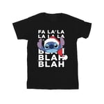 Disney Herr Lilo And Stitch Jul Blah Blah Blah T-Shirt M Black M