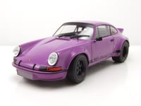 Porsche 911 Rsr 1973 Violet Rue Fighter Mauve Maquette de Voiture 1:18 Solido