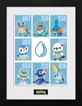 OFFICIAL POKEMON FIRST PARTNERS WATER FRAMED PRINT PICTURE POSTER 