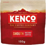 Kenco Smooth Instant Coffee Refill 150g (Pack of 6, Total 900g)