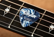 Taylor Premium Darktone 351 Thermex Ultra Picks, Blue Swirl, 1.50mm, 6-Pack