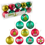 The Grinch Tree Baubles Christmas Decorations Pack of 10 Festive Hanging Ornament Xmas Gifts