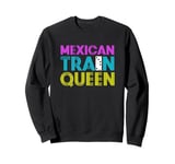 Domino Mexican Train Game Mexican Train Queen Sweatshirt