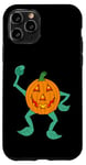 Coque pour iPhone 11 Pro Orange Happy Jack O'Lantern