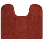 MSV - tapis de bain lavabo & wc coton 45X35CM terracotta