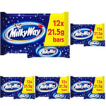 Milky Way Chocolate Bar, Nougat and Chocolate, 12 x 21.5g (Pack of 5)