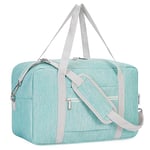 Narwey Sac de Voyage 40x20x25 Ryanair Cabine Bagage à Main de Voyage Pliable Sac de Cabine Avion Valise de Cabine Sac de Sport Sac Weekend 20L(Vert Menthe)