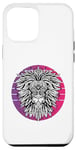 Coque pour iPhone 12 Pro Max Lion complexe tribal force psychédélique courage majestueux