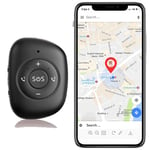 Traceur GPS 4G Pendentif Porte Clé Connecté Android iOs IP67 SOS Noir YONIS