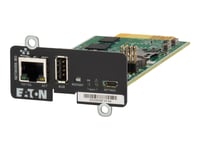 Eaton Cybersecure Gigabit Network-M3 Card For Ups And Pdu - Adapter För Administration På Distans - Gigabit Ethernet X 1