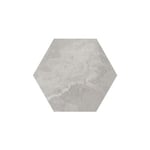 Carrelage sol / mur hexagonal effet béton Gris 29,2x25,4 cmURBAN HEXA SILVER